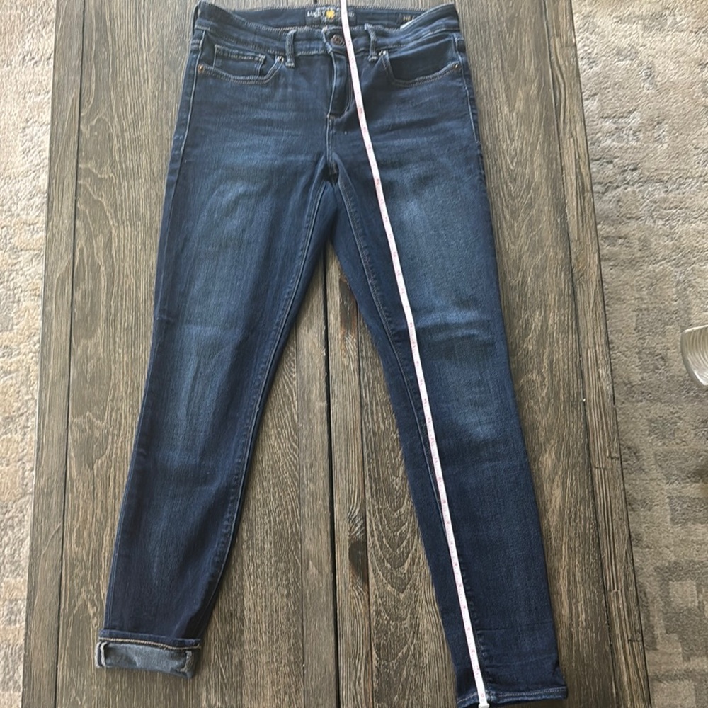 Lucky Brand Blue Ankle Cropped Jeans